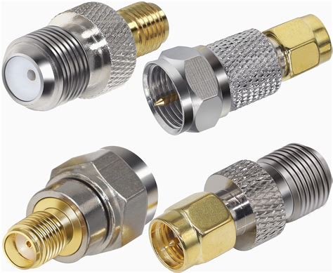 Amazon Exgoofit F Type To Sma Male Female Coax Connector Coaxial