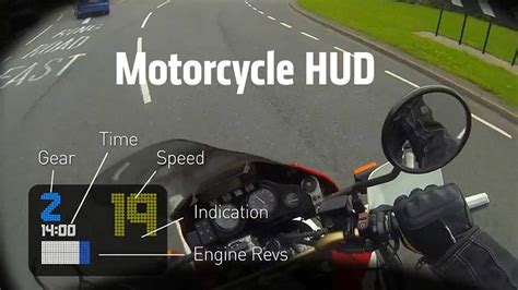 First Look: Bike HUD - Motorcycle Helmet Heads-Up Display