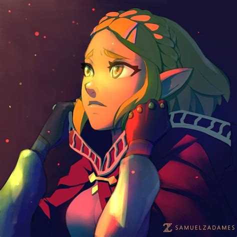 Legend Of Zelda Breath Of The Wild Sequel Art Princess Zelda Botw 2 Samuelzadames Breath