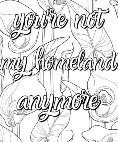 Taylor Swift Lyric Colouring Pages Digital Download Print At Etsy España