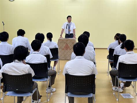 令和5年度1学期終業式 京都府立北桑田高等学校美山分校