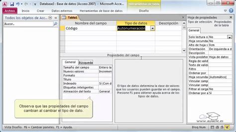 Elaboración De Bases De Datos En Access Mind Map