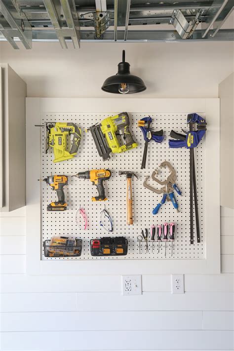 How to Build a DIY Pegboard Wall - Angela Marie Made