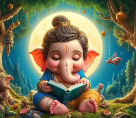 Pin by chandraSekar on Lord Ganesha | God illustrations, Baby ganesha ...