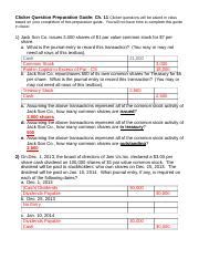 Clicker Questions Ch 11 Docx Clicker Question Preparation Guide Ch