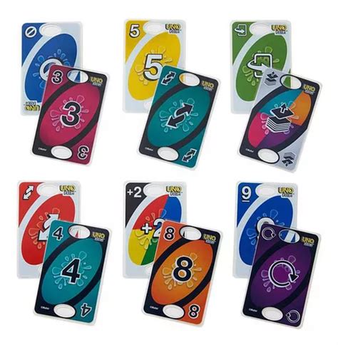 Jogo De Cartas Baralho Uno Flip Splash Prova D Gua Original