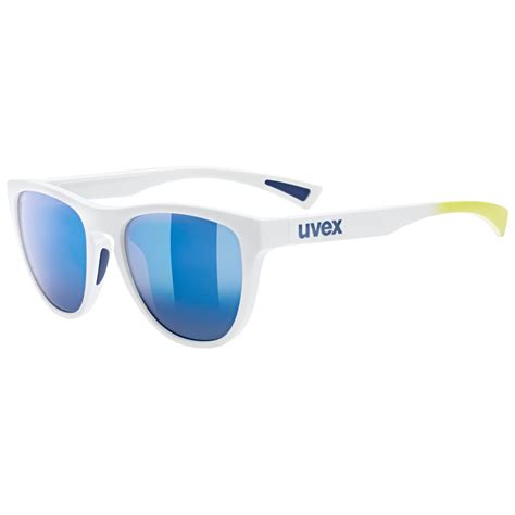 Uvex Esntl Spirit White Matt MIRROR Blue Lifestyle Goggles Uvex Sports