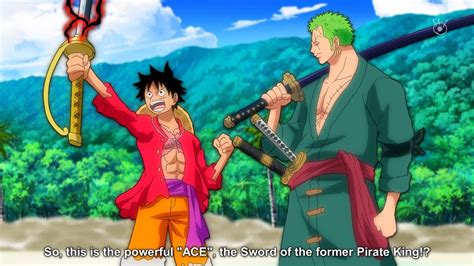 Zoro S Reaction When He Sees That Luffy Finally Found Roger S Legendary