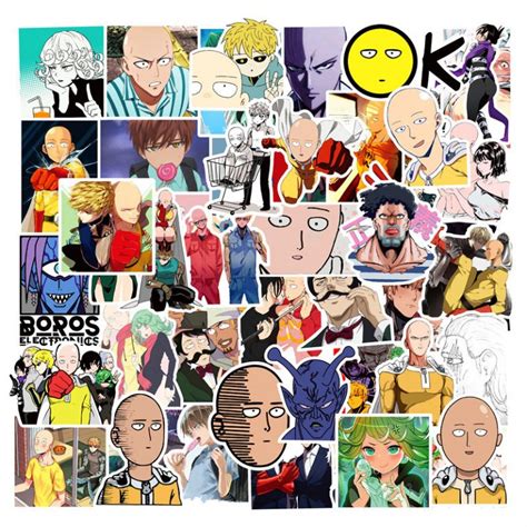 One Punch Man Stickers Luggage Laptop Bottle Sticker Wholesale Stickers