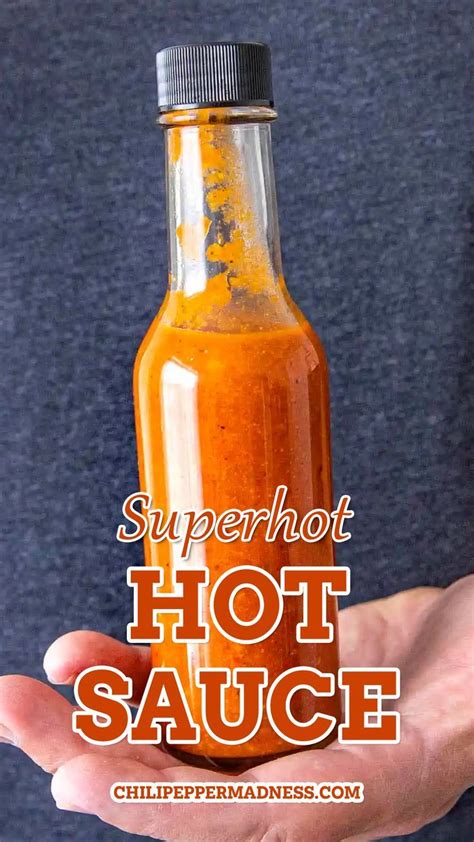 Superhot Hot Sauce Recipe Hot Sauce Recipes Hot Sauce Carolina Reaper Hot Sauce Recipe