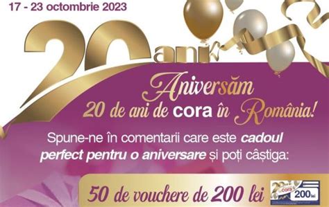 Castiga Voucher Cora Lei Concursuri Online