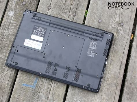 Review Acer Aspire Tg Notebook Notebookcheck Net Reviews