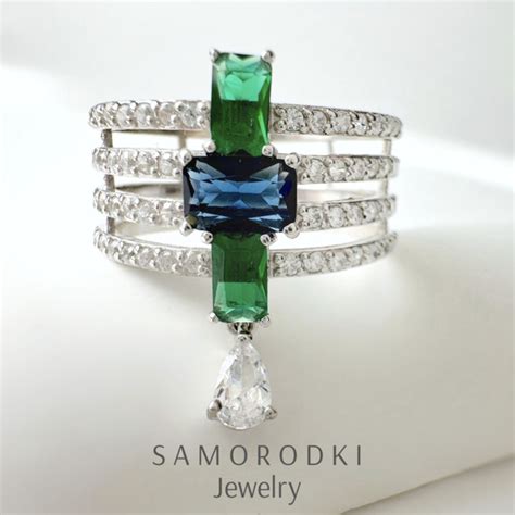 SAMORODKI Jewelry Кольцо серебро 925 широкое - купить с доставкой по ...