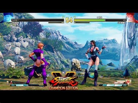 Street Fighter V CE Kolin Vs Cammy PC Mod YouTube