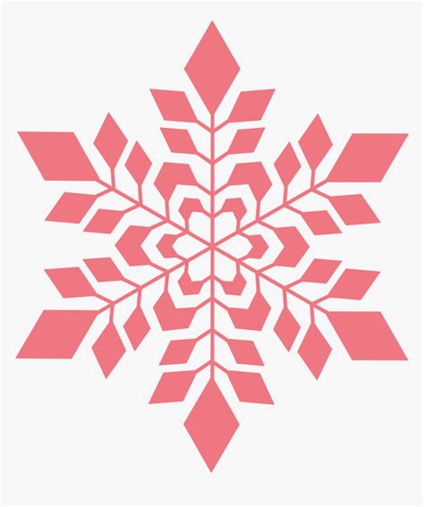 Snowflakes Png Red - Transparent Background Red Snowflake Clipart, Png ...