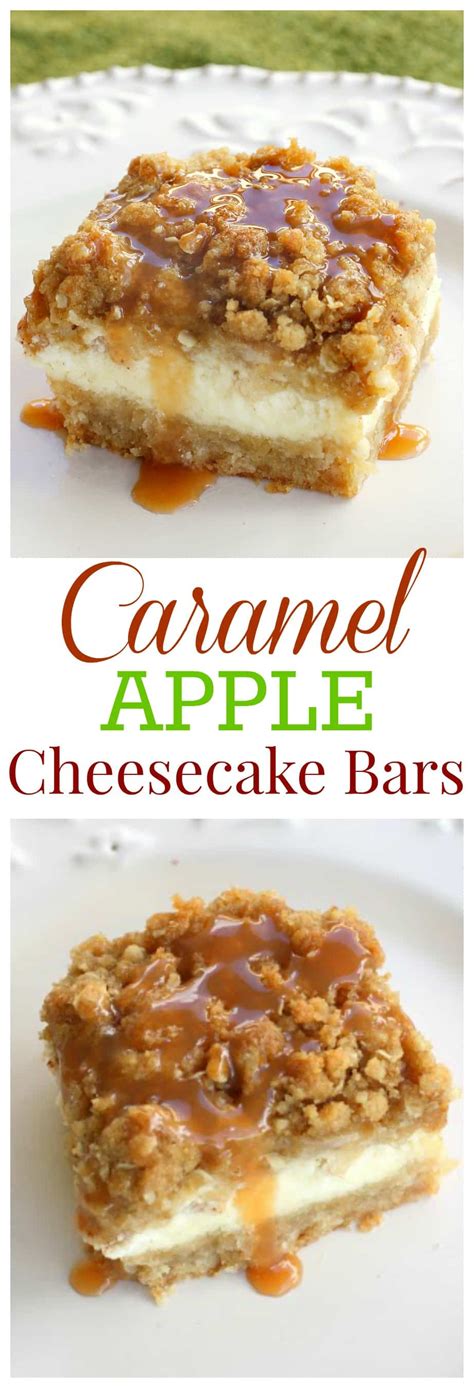 Caramel Apple Cheesecake Bars The Girl Who Ate Everything