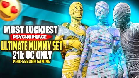 Psychophage Ultimate Mummy Set Crate Opening 21K UC Only PUBG