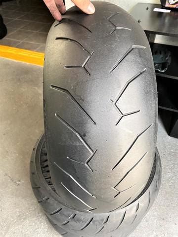 Pneu Traseiro Pirelli Diablo Rosso Usado Custom Em