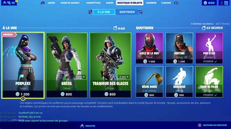 Live Fortnite Partie Perso Gagne Ton Skin D Fil De Mode Boutique