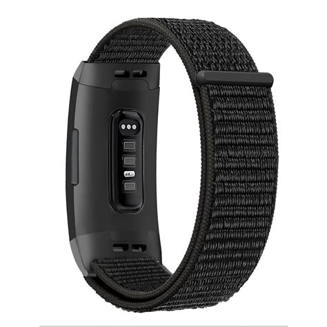 Fitbit Charge Nylon Loop Band Zwart Smartwatchbanden Nl