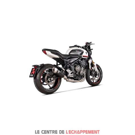 Ligne Compl Te Akrapovic Racing Line Adapt Triumph Trident