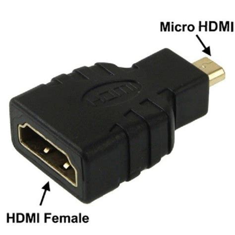 Jual Connector Micro Hdmi To Hdmi Female Hdmi To Micro Hdmi High