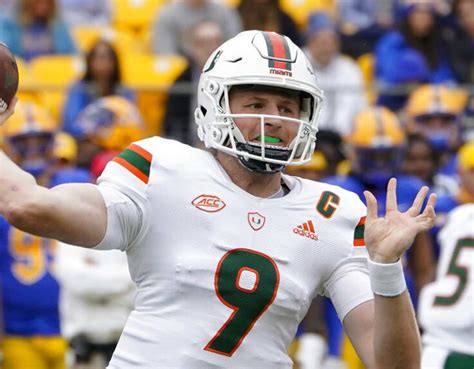 Miami Qb Tyler Van Dyke To Start Season Finale Against Pittsburgh