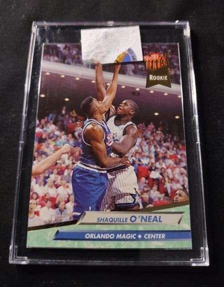 Shaquille O Neal Orlando Magic Center Fleer Ultra Rookie Card