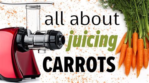 Juicing Carrots Best Juicers And Tips For Best Yield YouTube