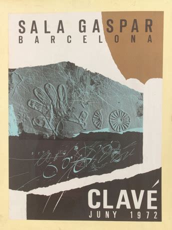 Antoni Clav Barcelona Saint Tropez Lithographed Poster