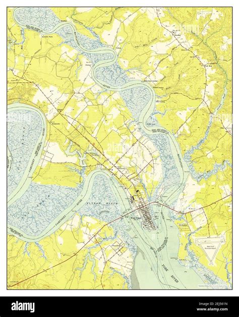 West Point Virginia Map 1950 1 24000 United States Of America By