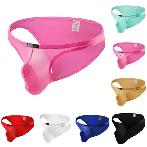 Mens Briefs Bikini Comfortable Knickers Low Waist Men S Sexy Panties Sexy Shopee Thailand
