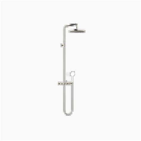 Tara Brushed Platinum Shower Faucets Showerpipe Without Hand Shower Mm