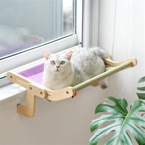 Mewoofun Cat Window Perch Lounge Mount Hammock Window Seat Bed