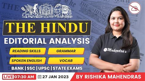 27 January The Hindu Analysis Today The Hindu Vocabulary The Hindu