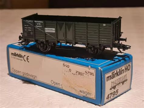 MÄRKLIN H0 4795 Spezialwagen Güterwagen Württemberg in OVP 2 EUR 8