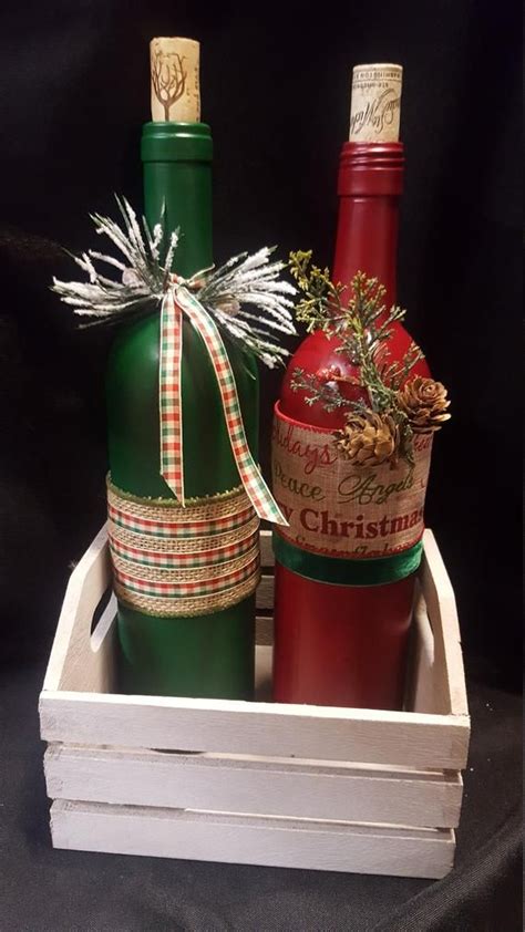 This Item Is Unavailable Etsy Botellas De Vino De Navidad