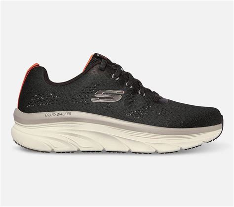 Herre Sko Skechers Relaxed Fit D Lux Walker Commuter Blk Famha