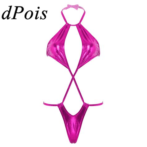 Bikini de una pieza para mujer traje de baño Mini Micro bañador Sexy