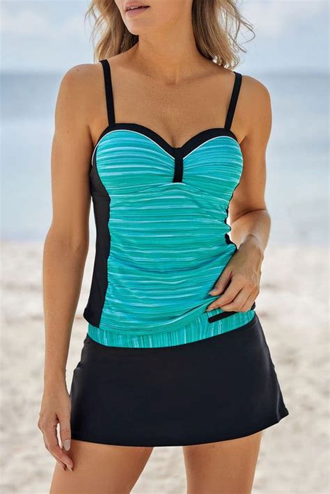 Halter Bandeau Striped Bikini Artofit