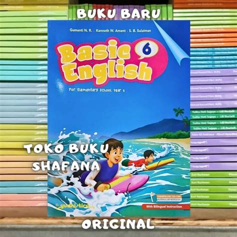 Jual Buku Basic English Kelas 1 2 3 4 5 6 SD Yudhistira Kurikulum