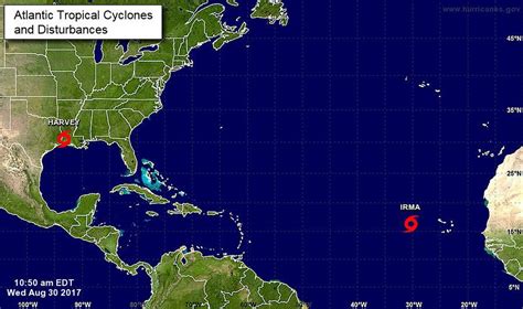 Tropical Storm Irma Forms In Atlantic Expected To Strengthen Into Hurricane