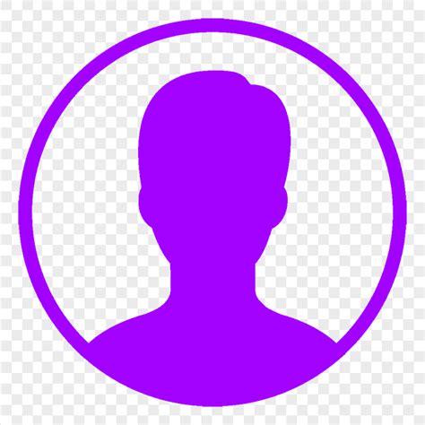 profile user  purple icon symbol png citypng