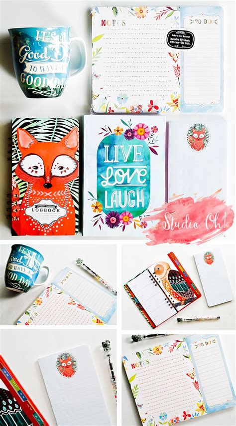 Bookish Lifestyle: Product Review + Giveaway: Studio Oh! Stationery and Mug