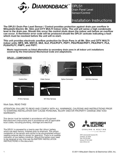 User Manual Mitsubishi MSZ GE09NA 6 Pages ManualsFile