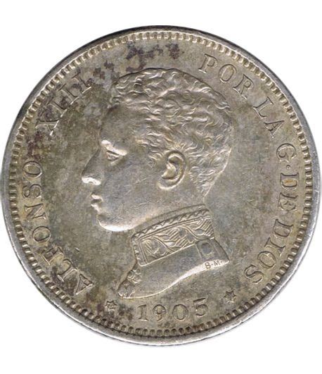 Moneda De Espa A Pesetas De Plata Alfonso Xiii Sm V