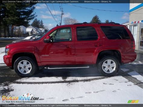 2012 Chevrolet Tahoe Z71 4x4 Crystal Red Tintcoat Light Cashmeredark