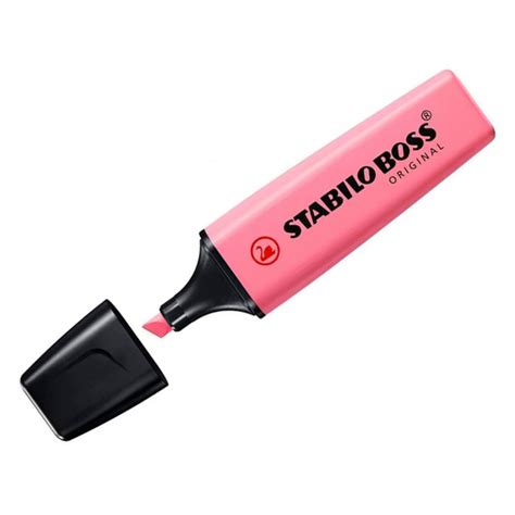 Rotulador Stabilo Boss Fluorescente 70 Pastel Fucsia Helado Deskidea