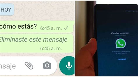 As Podr S Saber Lo Que Dec A Un Mensaje Eliminado De Whatsapp