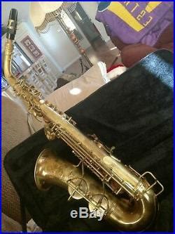 Vintage 1949 Conn 6m Naked Lady Alto Saxophone Brass Musical Instruments